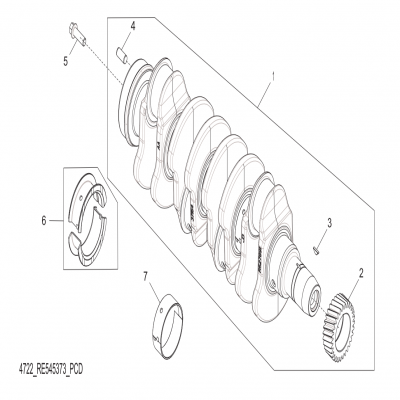 Group 47: Crankshaft, continued  第47組：曲軸，&ldquo;GM93289,&rdquo;&ldquo;GM93285,&rdquo;&ldquo;GM91650,&rdquo;&ldquo;GM85414,&rdquo;&ldquo;GM85412,&rdquo;&ldqu