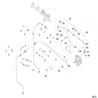 Group 63: Low Pressure Fuel Line, continued  第63組：低壓燃油管路，&amp;amp;amp;amp;amp;ldquo;GM93289,&amp;amp;amp;amp;amp;rdquo;&amp;amp;amp;amp;amp;ldquo;GM93285,&amp;amp;amp;amp;amp;rdquo;&am