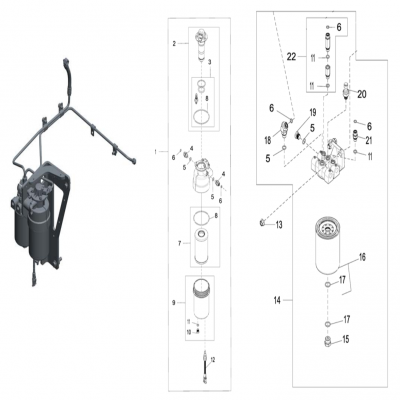 Group 81: Primary Fuel Filter, continued Variation 81BN, 81D2 Optional Agency Approval Installed Items. See Accessories Section for additional parts. 組81：燃油初級(jí)濾清器，續(xù)變81BN，81D2可選機(jī)構(gòu)批準(zhǔn)安裝項(xiàng)目。有關(guān)其他部件，請(qǐng)參見(jiàn)附件一節(jié)。&