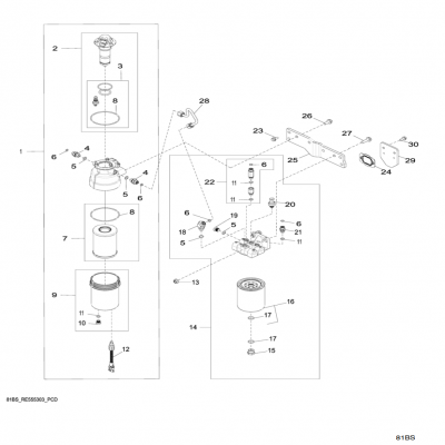 Group 81: Primary Fuel Filter, continued  第81組：燃油初級濾清器，&amp;amp;ldquo;GM93289,&amp;amp;rdquo;&amp;amp;ldquo;GM93285,&amp;amp;rdquo;&amp;amp;ldquo;GM91650,&amp;amp;rdquo;&am