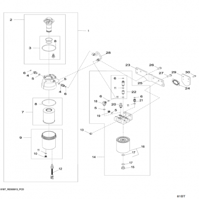 Group 81: Primary Fuel Filter, continued  第81組：燃油初級濾清器，&amp;amp;ldquo;GM93289,&amp;amp;rdquo;&amp;amp;ldquo;GM93285,&amp;amp;rdquo;&amp;amp;ldquo;GM91650,&amp;amp;rdquo;&am