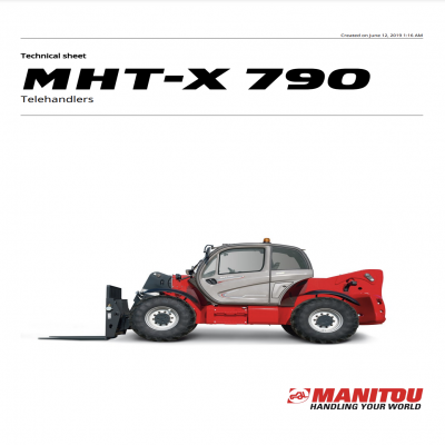 曼尼通 MHT-X 790 伸縮臂叉裝車(chē)——搭載歐四排放發(fā)動(dòng)機(jī)，動(dòng)力強(qiáng)勁，高效環(huán)保！